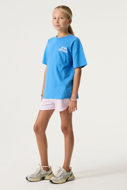 T-shirt fille Garcia - Q262407-9041 Bleu pacifique