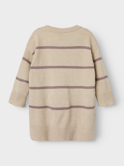 Robe midi Name it mini Nmfodett ls boxy knit dress - birth