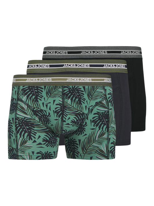 Maillots Jack&jones junior Jacezra leaves trunks 3 pack jnr