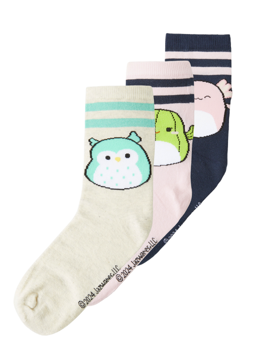 Chaussettes Name it mini Nmfjukka squishmallows 3p sock vde