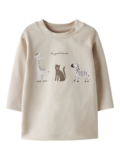 T-shirt bébé fille Name It - Tutty Summer sand