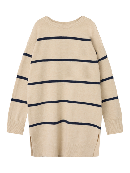 Robe midi Name it kids Nkfodett ls boxy knit dress - birth