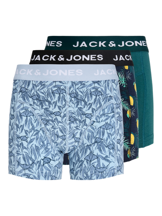 Maillots-Jack&jones junior-Jacjake lemon trunks 3 pack jnr