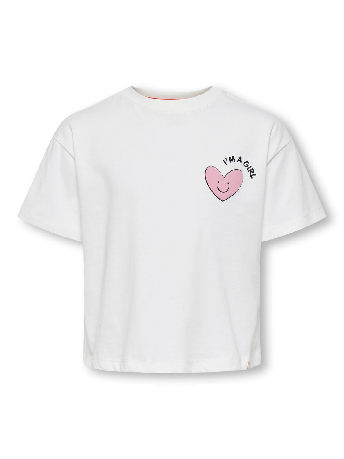 T-shirts Kids mini girl Kmgdrea life s/s loose tee jrs