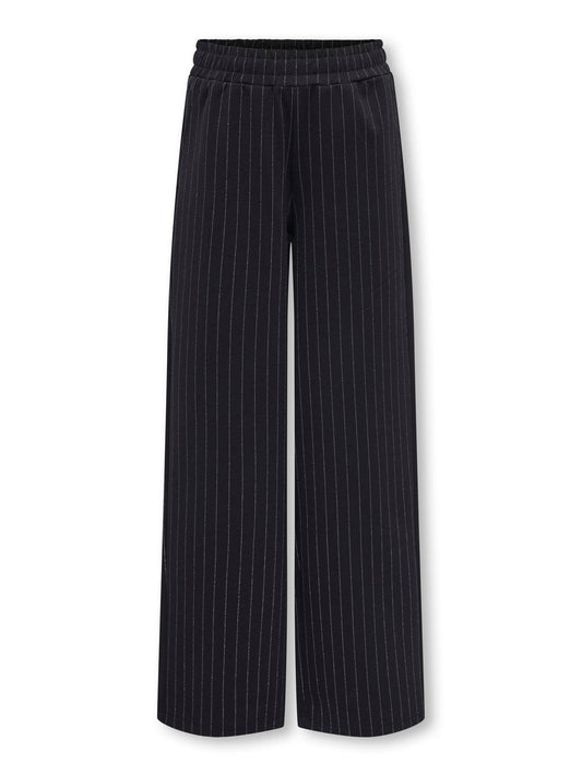 Pantalons-Kids only girl-KOGVERA STRIPED LUREX WIDE PANT SWT