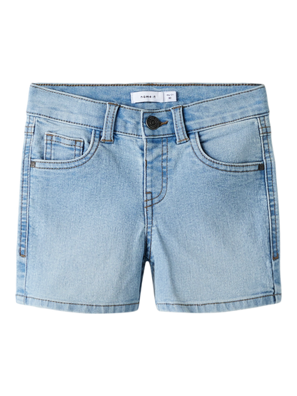 Short fille Name It - Rose Bleu clair