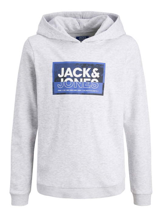 Sweat-shirt Jack&jones mini Jcologan print sweat hood sn mni