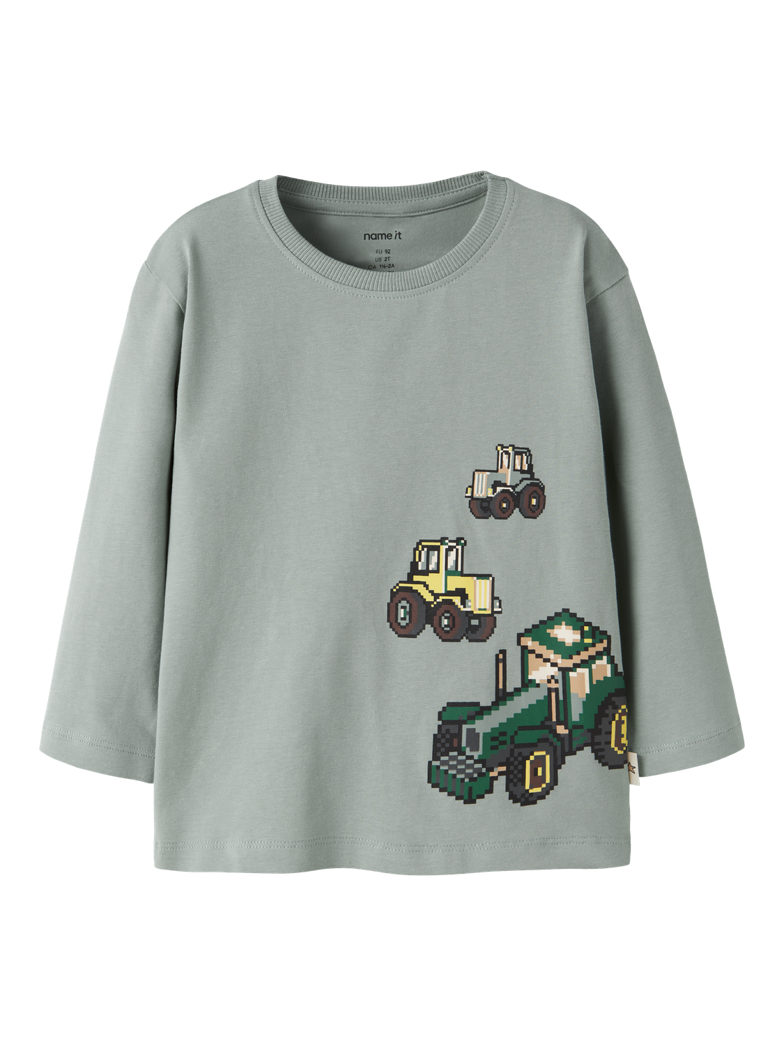 T-shirts-Name it mini-NMMLAWRENCE LS NREG TOP BOX