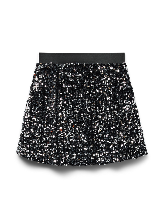 Jupe courte Vero moda girl Vmbella sequin skirt jrs girl
