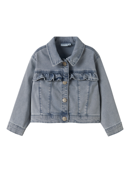 Veste en jean fille Name It - Julia Bleu clair