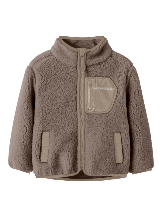 Vestes-Name it mini-NMNMATTIA SHERPA JACKET PB1