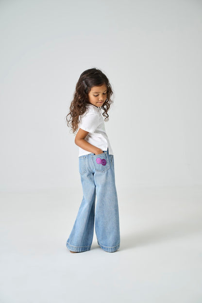 Jean fille enfant Kids Mini Girl - Comet Smiley