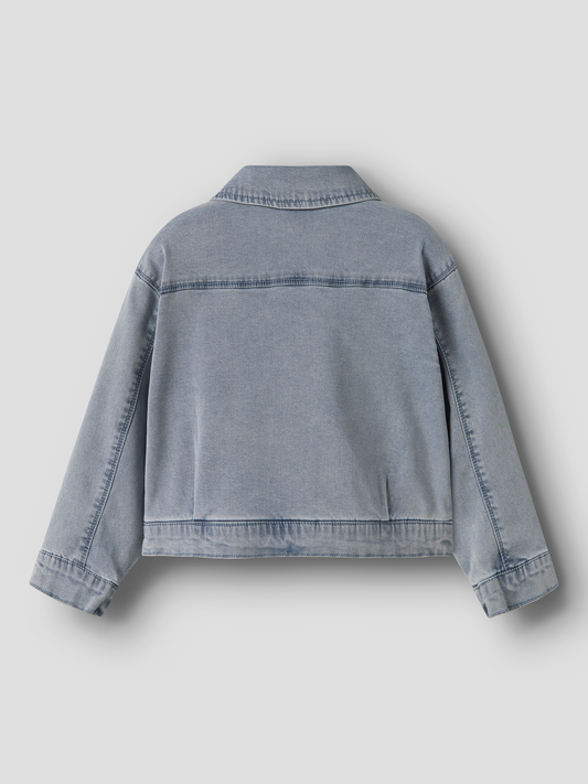 Veste en jean Name it mini Nmfjulia dnm frill jacket 6006-yb f