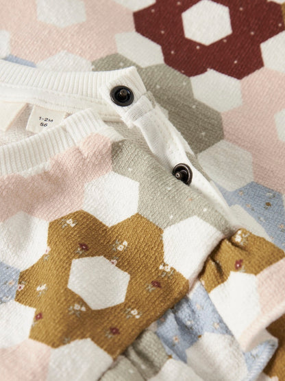 Sweat-shirt bébé fille Lil' Atelier - Dias Lait de coco