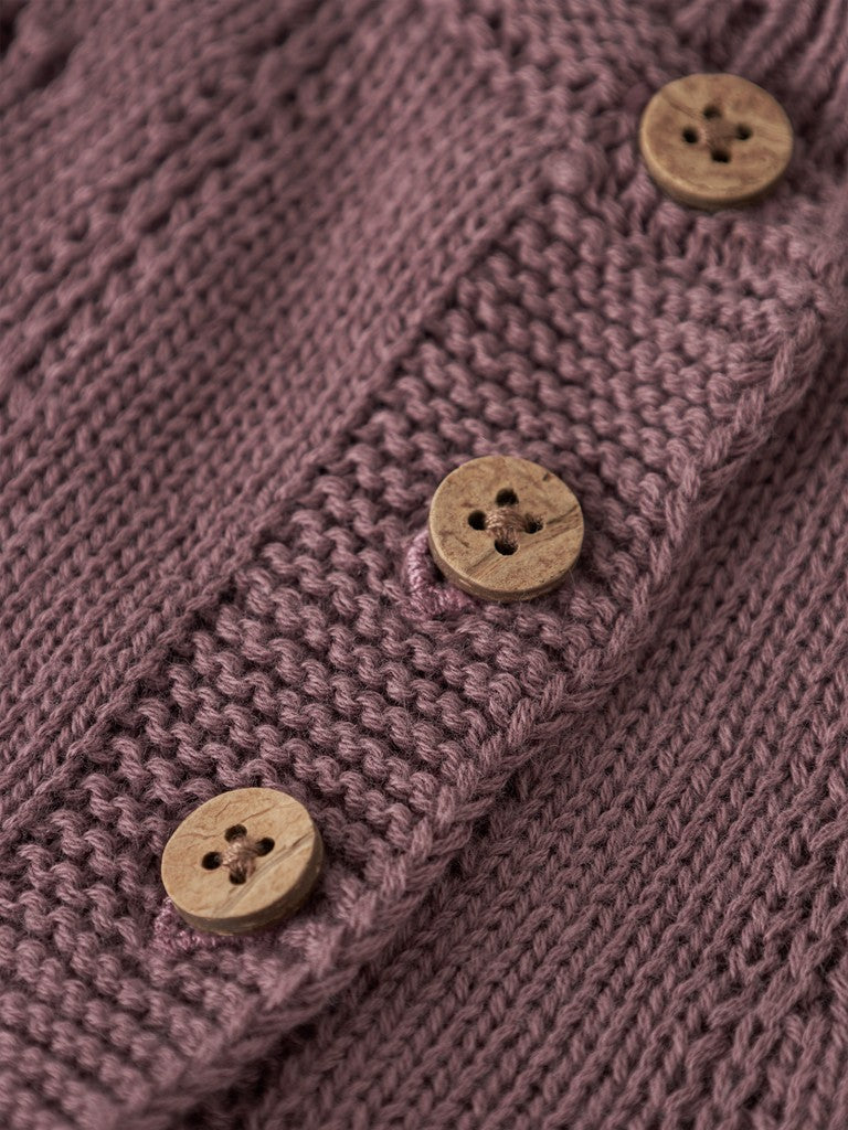 Cardigan court en maille côtelée bébé fille Lil' Atelier - Ramla