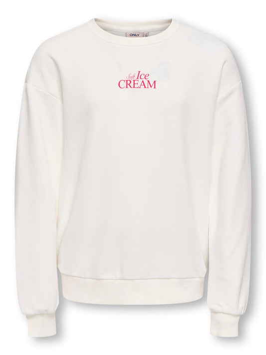 Sweat-shirt Kids only girl Kogphilea life l/s loose ub vd swt noos