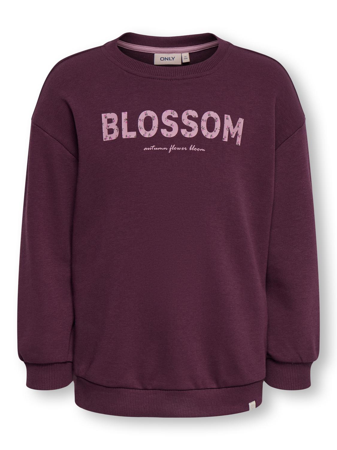 Sweat-shirt-Kids mini girl-KMGGEORGIA LIFE LS PRINT UB SWT NOOS