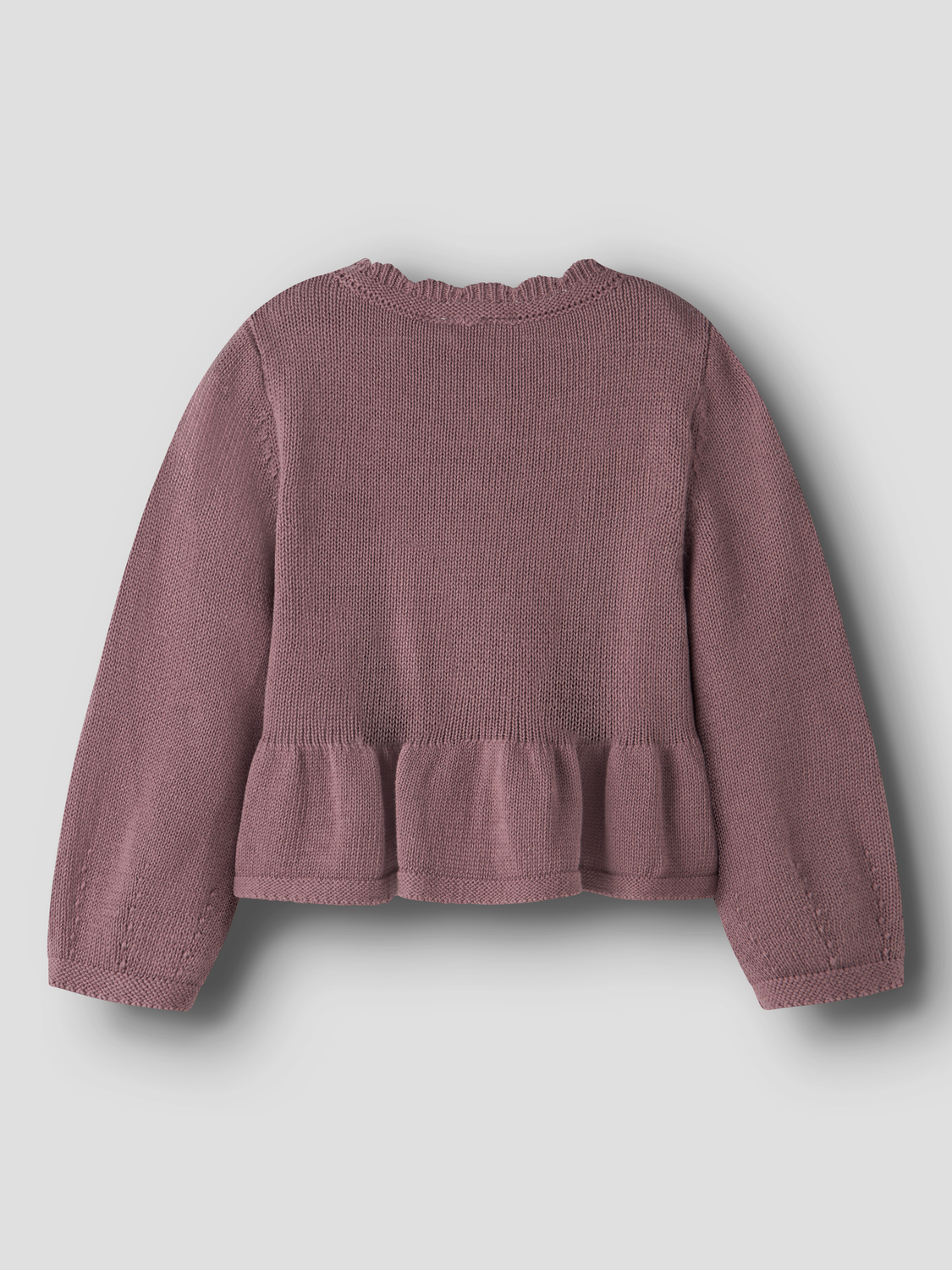 Cardigan court en maille côtelée fille enfant Lil' Atelier Mini - Ramla