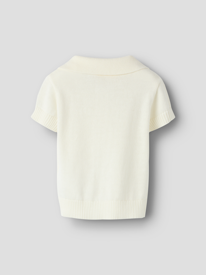 Polo en maille bébé garçon Lil' Atelier - Hitos Lait de coco
