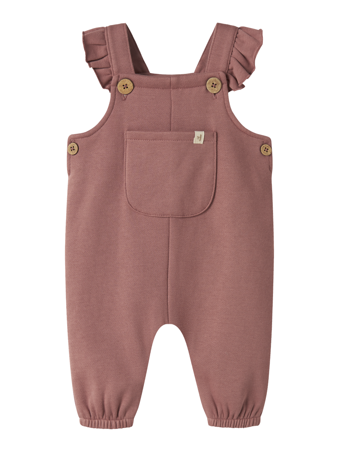 Salopettes-Lil' atelier baby-NBFKILANO LOOSE SWEAT OVERALL BRU LIL