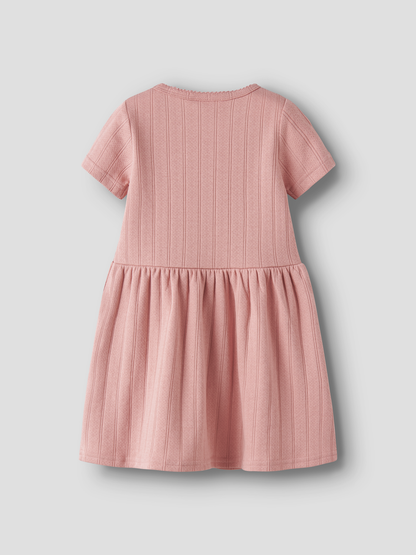 Robe midi fille Lil' Atelier - Falina Misty rose