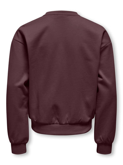 Sweat-shirt col rond imprimé fille Kids Only Girl - Naomie