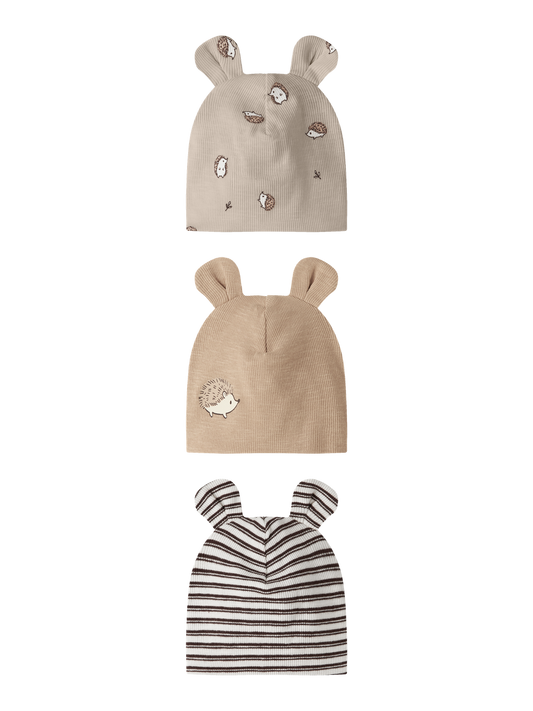 Couvre-chefs-Name it baby-NBNOPPER 3P HAT BOX