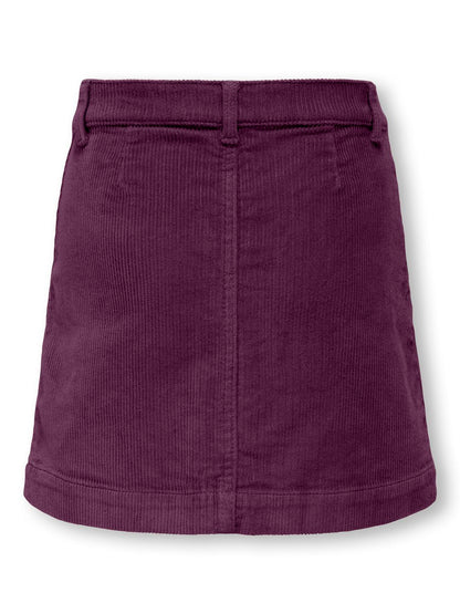 Jupe courte Kids only girl Kogamazing global hw cord skirt pnt noos
