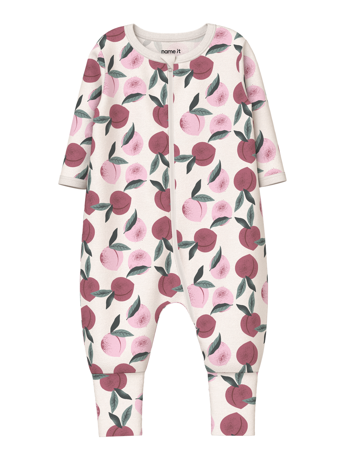 Pyjamas-Name it baby-Nbfnightsuit zip ff peaches noos