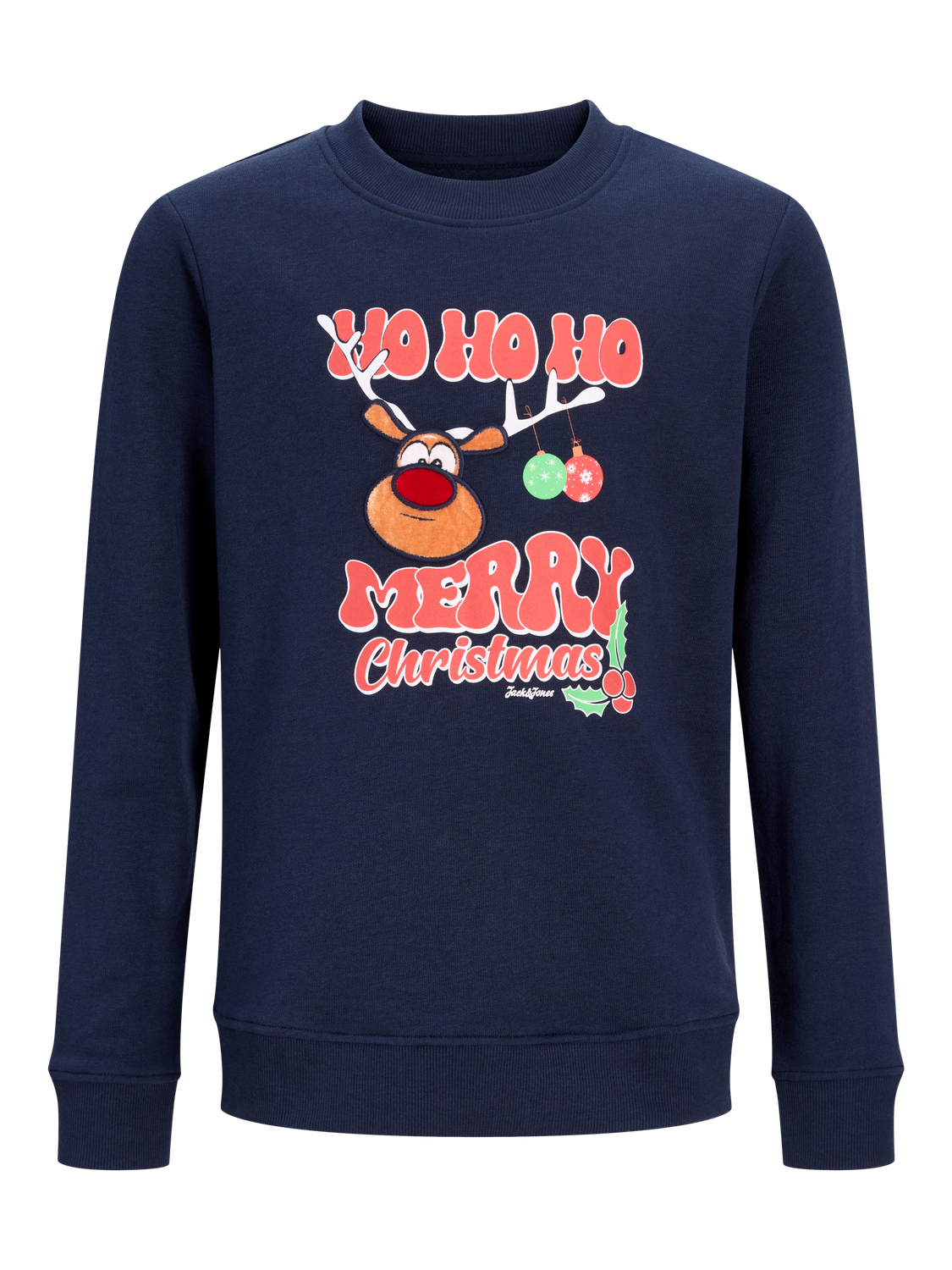Sweat-shirt de Noël garçon Jack & Jones Junior - Xmas Fun