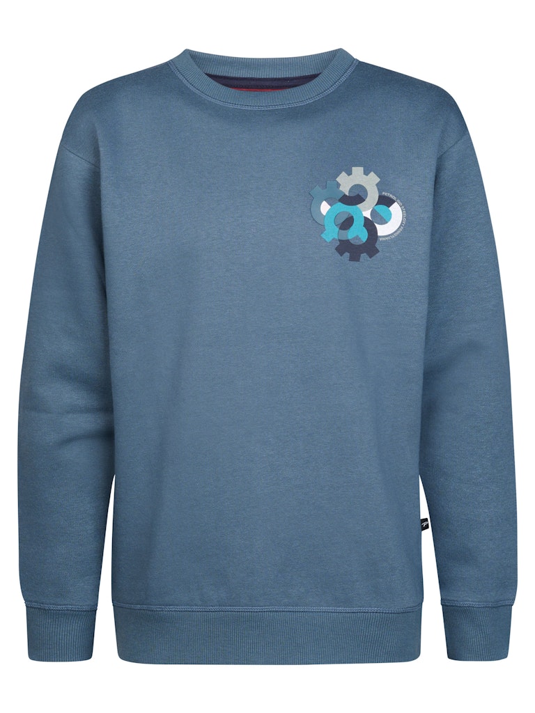 Sweat-shirt col rond garçon Petrol Industries - Storm Blue
