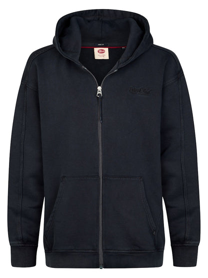 Sweat-shirt à capuche zippé garçon Petrol Industries - Iron Steel