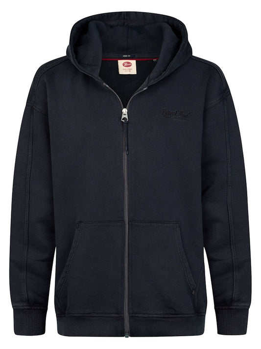 Sweat-shirt à capuche zippé garçon Petrol Industries - Iron Steel