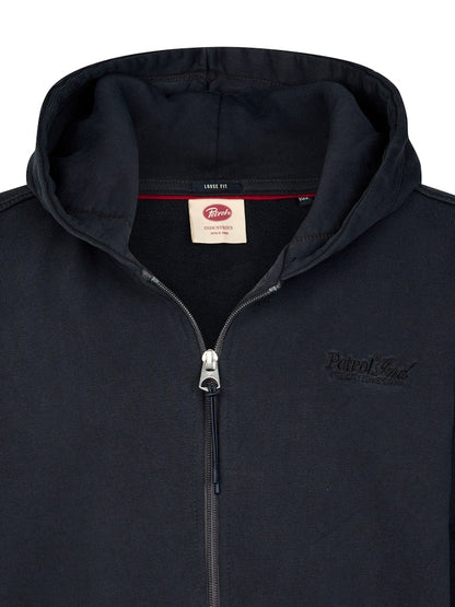 Sweat-shirt à capuche zippé garçon Petrol Industries - Iron Steel