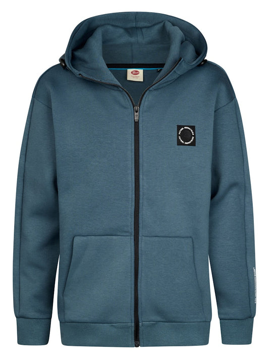 Sweat-shirt à capuche zippé garçon Petrol Industries - Storm Blue