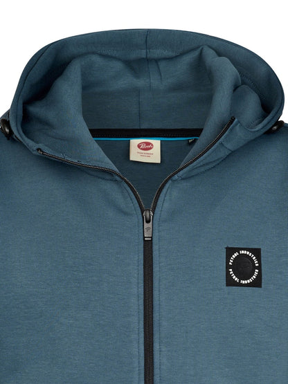 Sweat-shirt à capuche zippé garçon Petrol Industries - Storm Blue