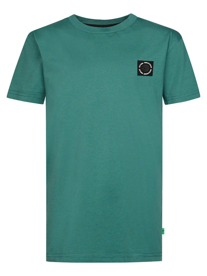 T-shirt manches courtes col rond garçon Petrol Industries - Teal Green