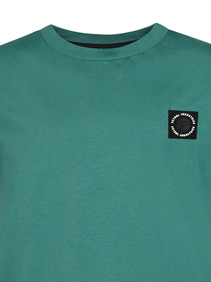 T-shirt manches courtes col rond garçon Petrol Industries - Teal Green