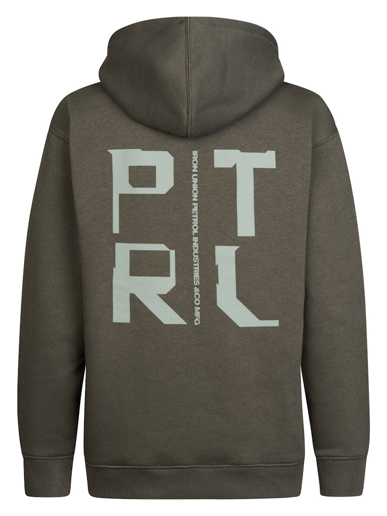 Sweat-shirt à capuche imprimé garçon Petrol Industries - Beluga
