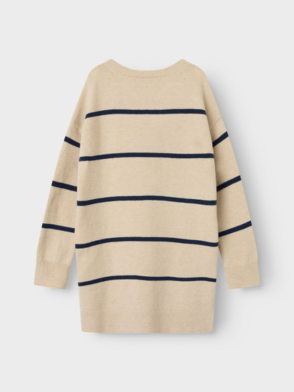 Robe midi Name it kids Nkfodett ls boxy knit dress - birth