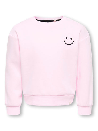 Sweat-shirt col rond boxy fille Kids Mini Girl - Sophia