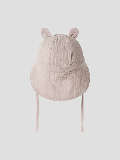 Couvre-chef bébé fille Name It - Opelle Gris château
