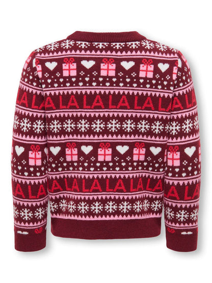 Pull-over col rond fille Kids Mini Girl - Xmas