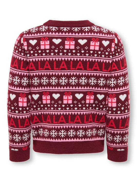 Pull-over col rond fille Kids Mini Girl - Xmas