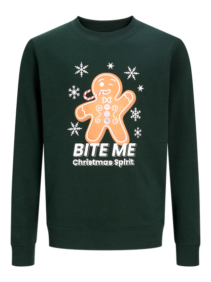 Sweat-shirt de Noël garçon Jack & Jones Junior - Xmas Fun