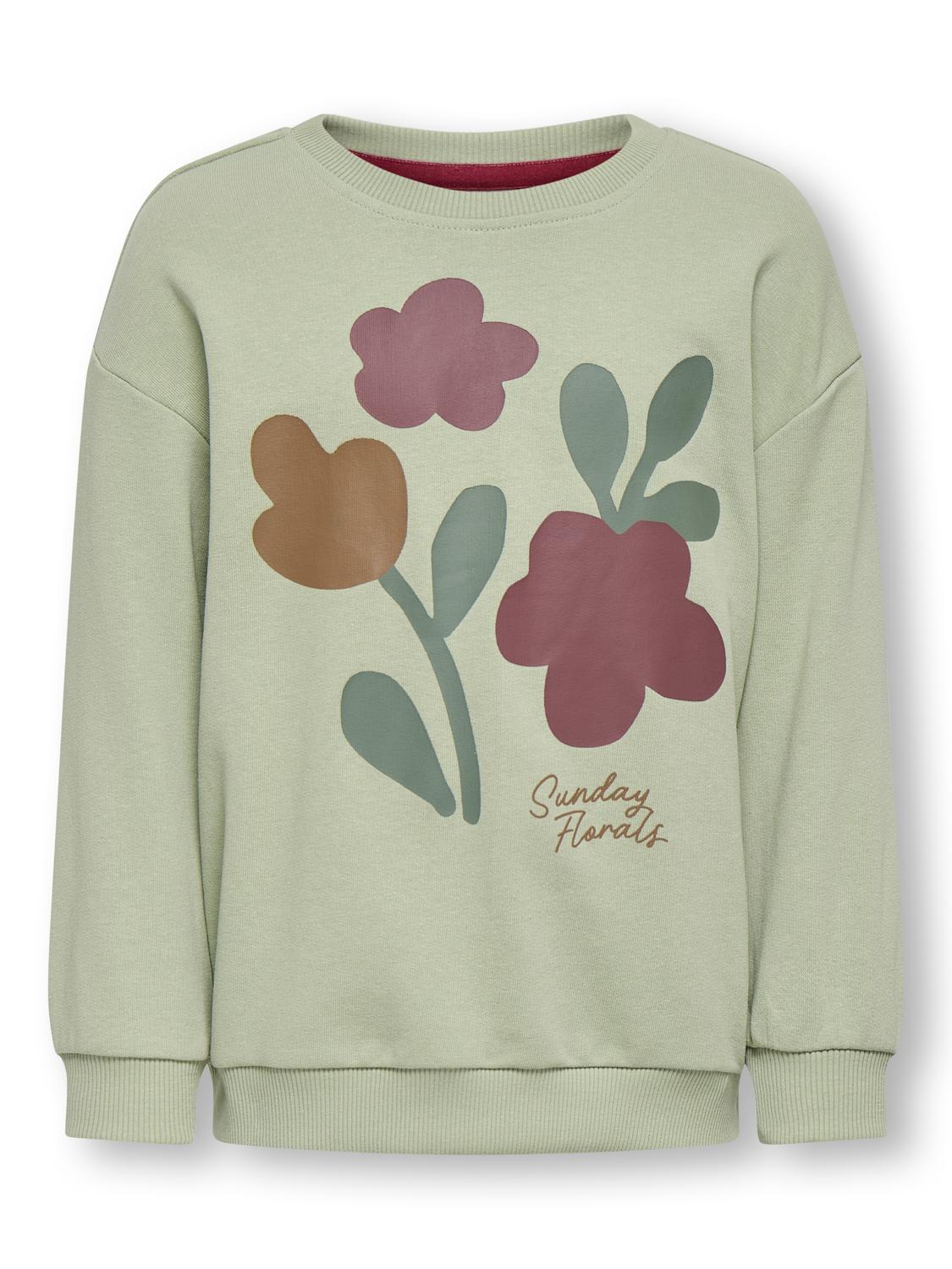 Sweat-shirt Kids mini girl Kmggeorgia life ls print ub swt noos