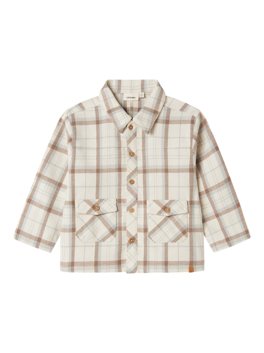 Chemises Lil' atelier mini Nmmotis ls loose shirt jacket lil