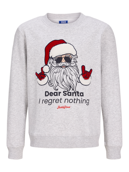 Sweat-Jack&jones junior-JJXMAS FUN SWEAT CREW NECK JNR