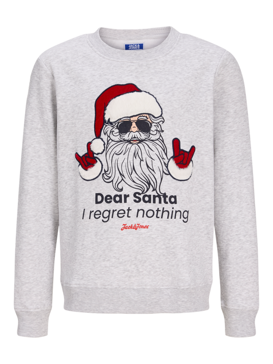 Sweat-Jack&jones junior-JJXMAS FUN SWEAT CREW NECK JNR