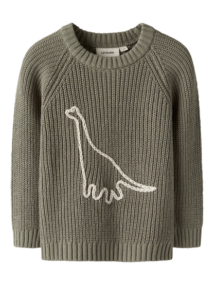 Haut en tricot Lil' atelier mini Nmmemlen emb knit lil